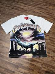 Statue of Liberty Sunset  T-shirt with white short sleeves 29051274