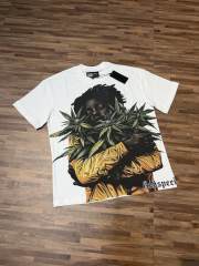 Reggae character G logo white short-sleeved T-shirt 29047421