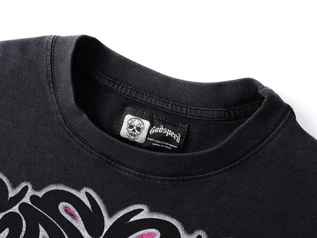 Flying saucer UFO black vintage short-sleeved T-shirt  29047327