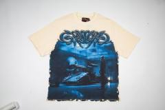 Blues Skeleton Pagani Sportscar Beige Short-sleeved T-shirt 2 colors 29051264