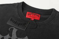 Hell Amusement Park Red-Eyed Skull Vintage Black Short-Sleeve T-Shirt  29052474