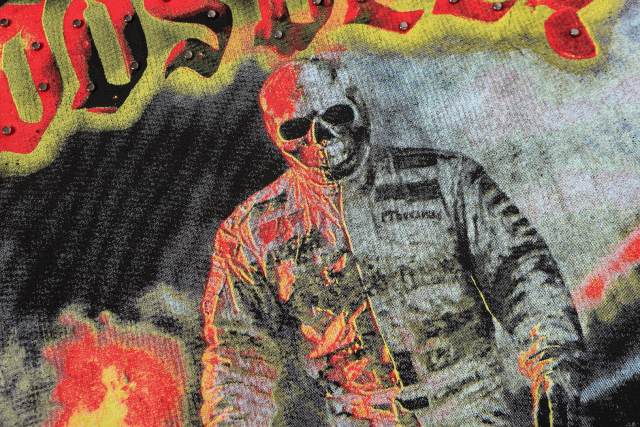 Flame Racing Driver Skull Vintage Black Short-Sleeve T-Shirt 29052456