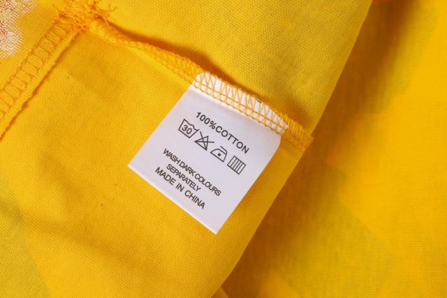 Skiing skull hot-fix rhinestone letters yellow double-sided printed short-sleeved T-shirt 29051353