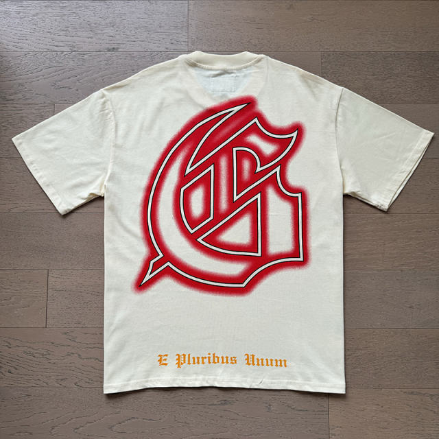 Surfing Skull G Logo Beige Short-sleeved T-shirt 29047323