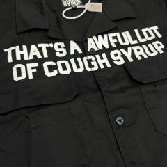 1:1 Top Quality That's A Awful Lot of Cough Syrup American-style Short-Sleeve Work Shirt