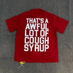 That's A Awful Lot of Cough Syrup American-style Short-Sleeve Work Shirt