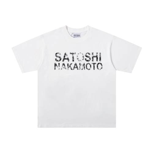 SATOSHI NAKAMOTO Vintage Studded Tee
