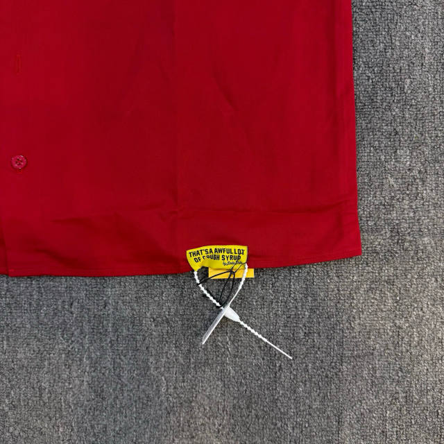 That's A Awful Lot of Cough Syrup American-style Short-Sleeve Work Shirt