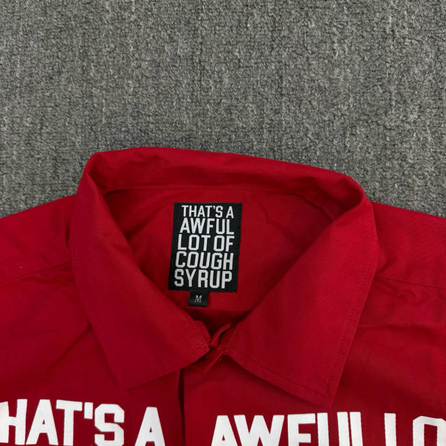 That's A Awful Lot of Cough Syrup American-style Short-Sleeve Work Shirt