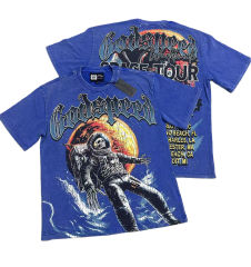 Astronaut Planet Print Washed Version Tee 3 colors 28694025