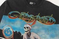 Skeleton Tennis Player Print Washed Version Tee 2 colors 28696497