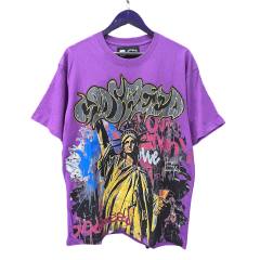 28389261 Statue of Liberty Graffiti Letter Print Tee 3 colors