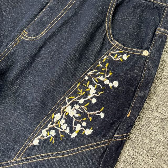 Derschutze Awakening V2 Loose Straight Ripped Denim Jeans