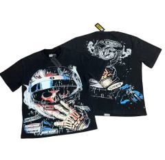 Skeleton Racer Trophy Print Washed Version Tee 2 colors 28696499
