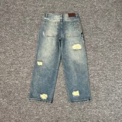 Derschutze Awakening V2 Loose Straight Ripped Denim Jeans