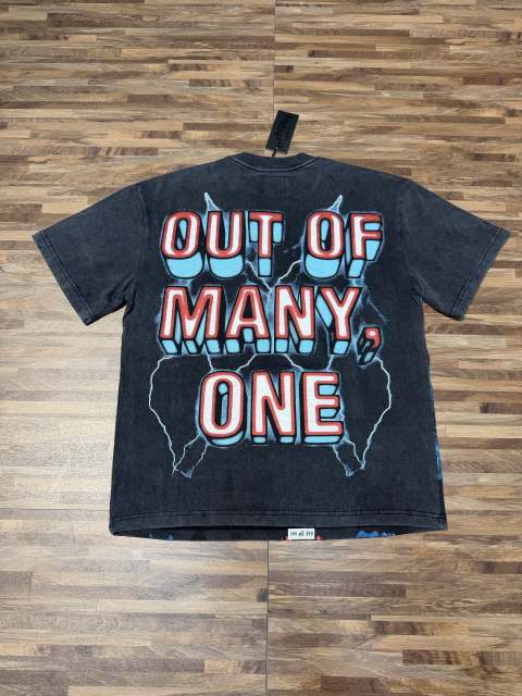 Racing Skull Vintage Washed Print Short-Sleeve T-Shirt 29035019