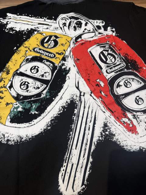 Miami sports car party rhinestone gradient distressed T-shirt 2 colors 29038229