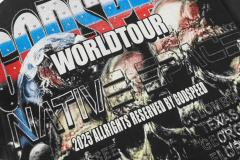 Skeleton World Tour Print Washed Version Tee 2 colors 28696496