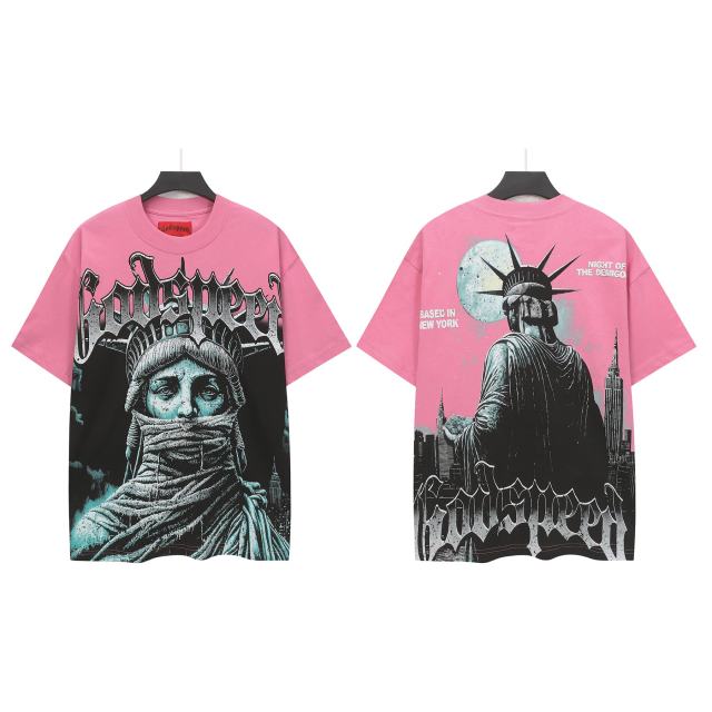 Masked Statue Print Washed Version Tee 2 colors 28515266