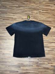 American-style washed and distressed black angel child's loose short-sleeved shirt 29047384