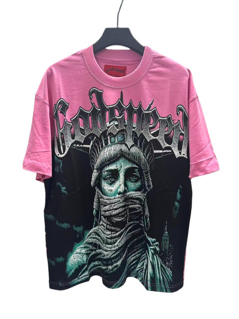 Masked Statue Print Washed Version Tee 2 colors 28515266