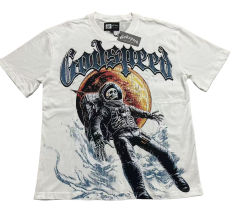 Astronaut Planet Print Washed Version Tee 3 colors 28694025