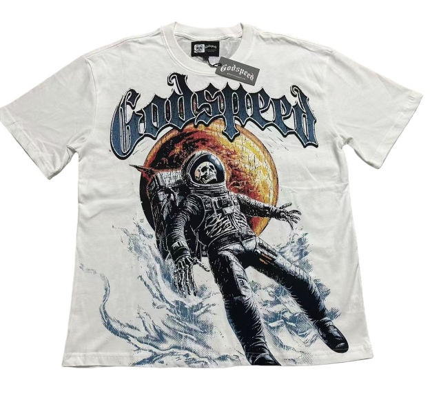 Astronaut Planet Print Washed Version Tee 3 colors 28694025
