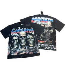 Skeleton World Tour Print Washed Version Tee 2 colors 28696496