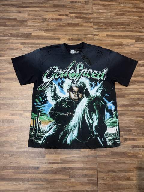 Angel riding a horse washed T-shirt 2 colors 29038264