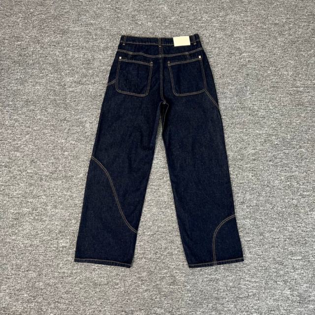 Derschutze Awakening V2 Loose Straight Ripped Denim Jeans
