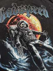 Astronaut Planet Print Washed Version Tee 3 colors 28694025