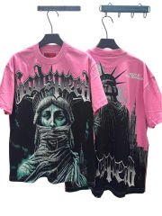 Masked Statue Print Washed Version Tee 2 colors 28515266