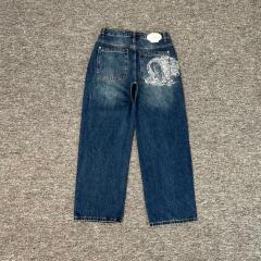 Derschutze Venus Blue Embroidered Denim Jeans