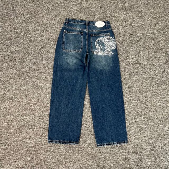Derschutze Venus Blue Embroidered Denim Jeans