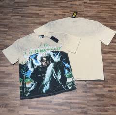 Angel riding a horse washed T-shirt 2 colors 29038264