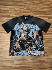 Vintage dark skeleton surgical print ripped and worn T-shirt  29035244