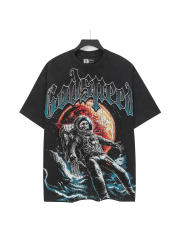 Astronaut Planet Print Washed Version Tee 3 colors 28694025