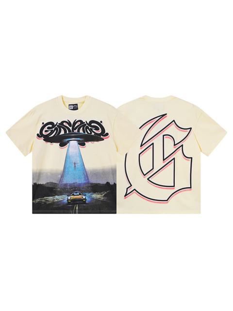Vintage flying saucer UFO print T-shirt 29047328