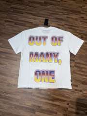 Vintage, laid-back, and free-spirited Goddess gradient letter print T-shirt 29035201