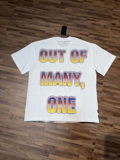 Vintage, laid-back, and free-spirited Goddess gradient letter print T-shirt 29035201