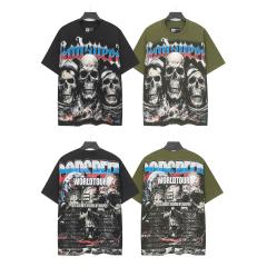 Skeleton World Tour Print Washed Version Tee 2 colors 28696496