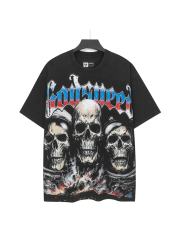 Skeleton World Tour Print Washed Version Tee 2 colors 28696496