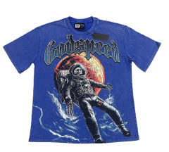 Astronaut Planet Print Washed Version Tee 3 colors 28694025