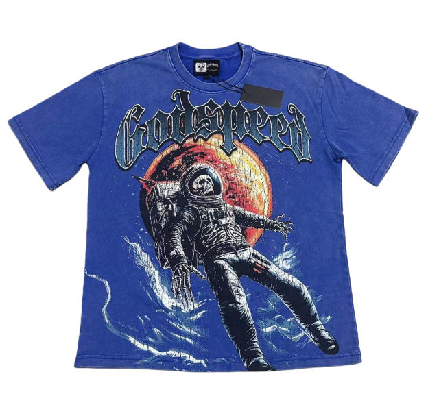 Astronaut Planet Print Washed Version Tee 3 colors 28694025