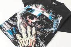 Skeleton Racer Trophy Print Washed Version Tee 2 colors 28696499