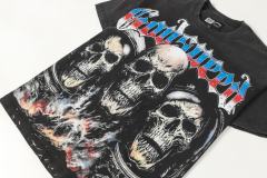 Skeleton World Tour Print Washed Version Tee 2 colors 28696496