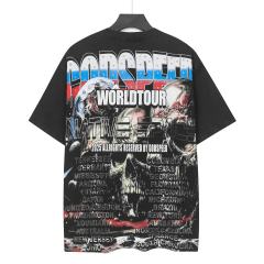 Skeleton World Tour Print Washed Version Tee 2 colors 28696496