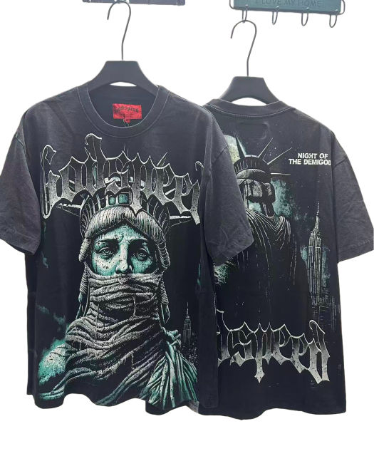 Masked Statue Print Washed Version Tee 2 colors 28515266