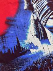 Masked Statue of Liberty Print Washed Version Tee 3 colors 28694019