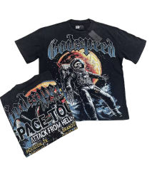Astronaut Planet Print Washed Version Tee 3 colors 28694025